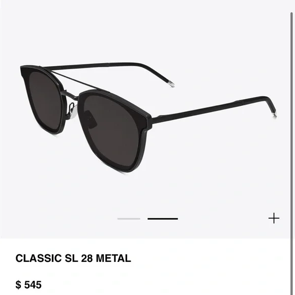 Saint Laurent CLASSIC SL 28 METAL Sunglasses - Picture 9 of 9